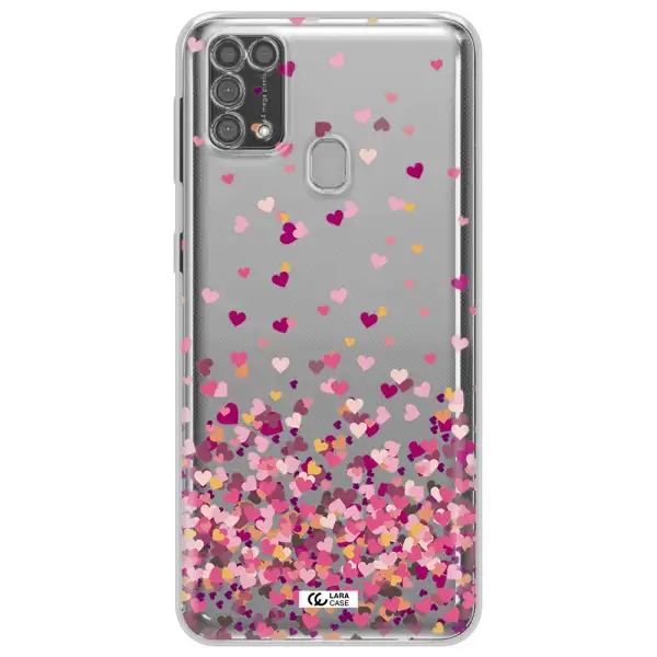 Flying Hearts Samsung M31 Clear TPU Case