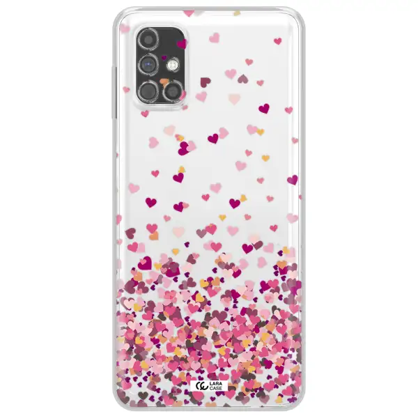 Flying Hearts Samsung M31S Clear TPU Case