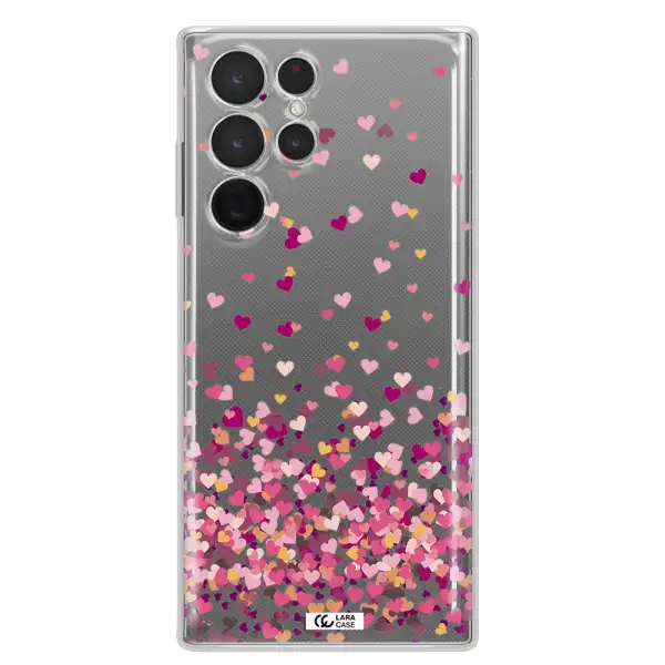 Flying Hearts Samsung S 22 Ultra Clear TPU Case