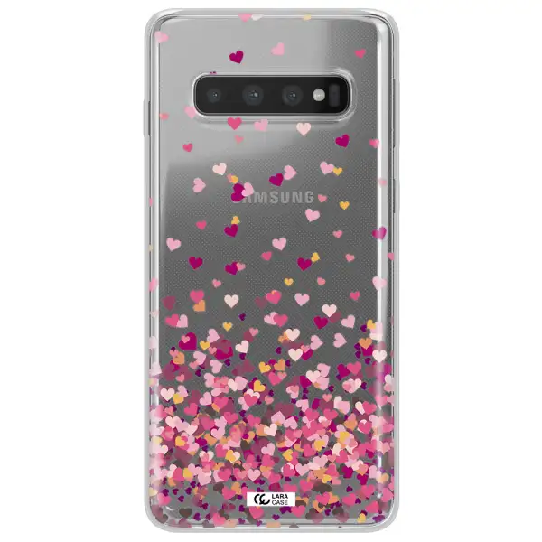 Flying Hearts Samsung S10 Clear TPU Case