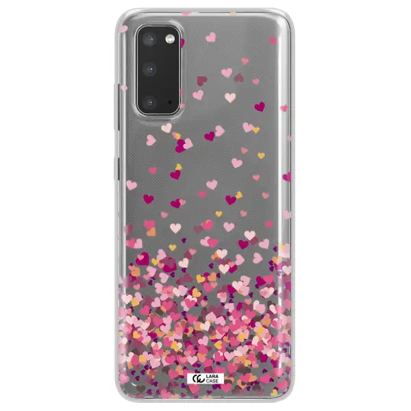 Flying Hearts Samsung S20 Clear TPU Case