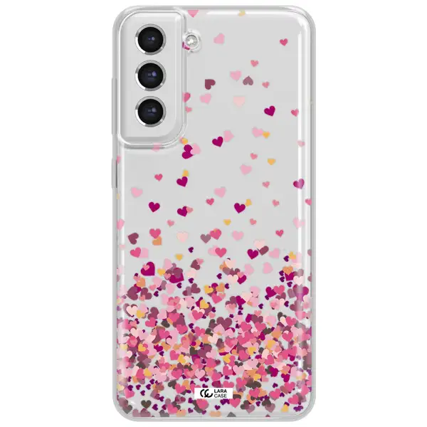 Flying Hearts Samsung S21 Fe Clear Tpu Case