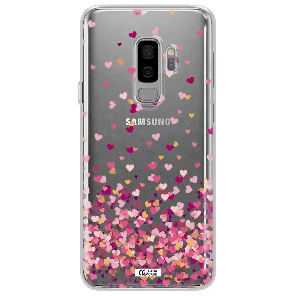 Flying Hearts Samsung S9 Plus Clear TPU Case