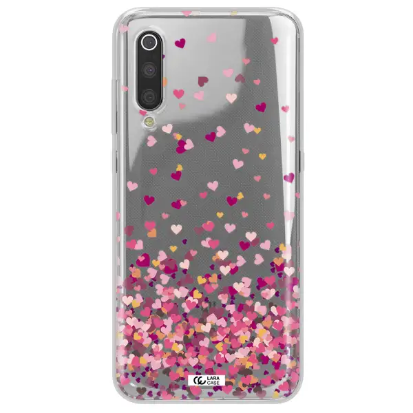 Flying Hearts Xiaomi Mi 9 Clear TPU Case