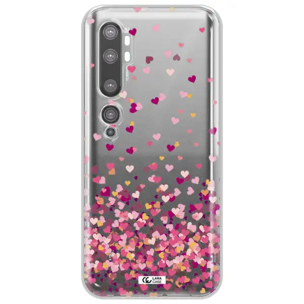 Flying Hearts Xiaomi Mi Note 10 Clear TPU Case