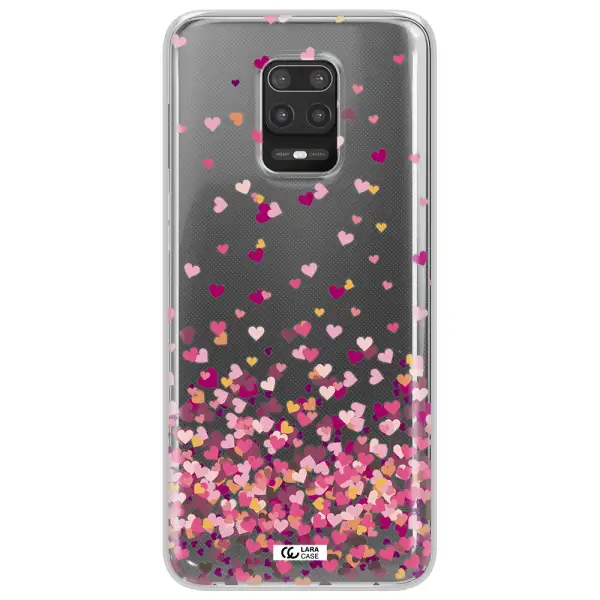 Flying Hearts Xiaomi Note 9S Clear TPU Case