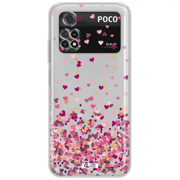 Flying Hearts Xiaomi Poco M4 Pro 4G Clear Tpu Case