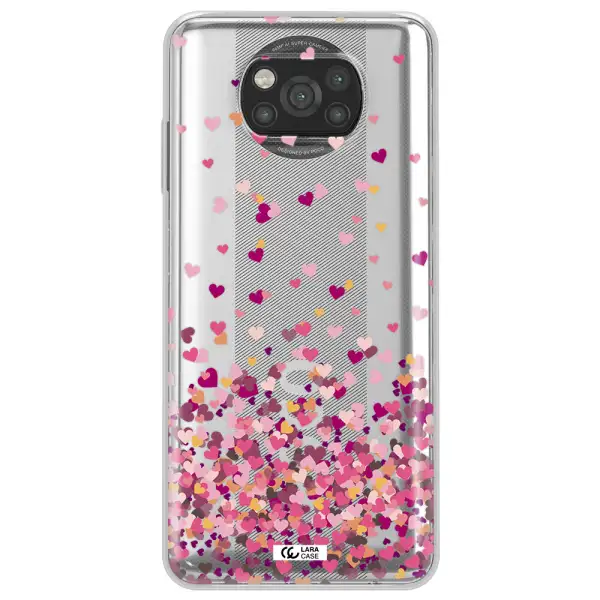Flying Hearts Xiaomi Poco X3 Clear TPU Case