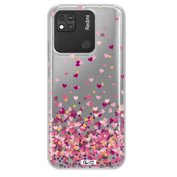 Flying Hearts Xiaomi Redmi 10A Clear TPU Case