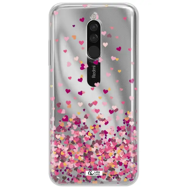 Flying Hearts Xiaomi Redmi 8 Clear Tpu Case