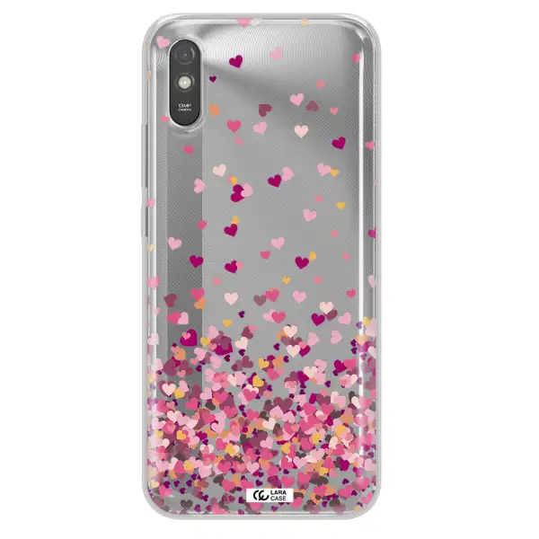 Flying Hearts Xiaomi Redmi 9A Clear TPU Case