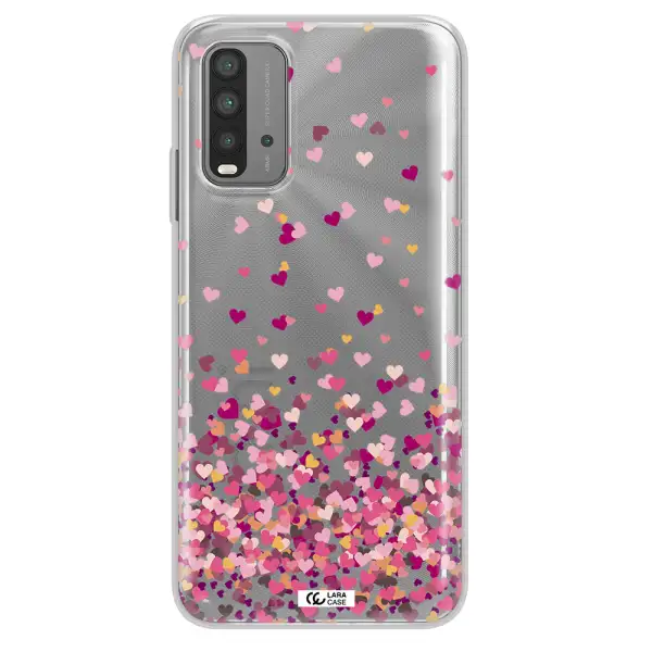 Flying Hearts Xiaomi Redmi 9T Clear TPU Case