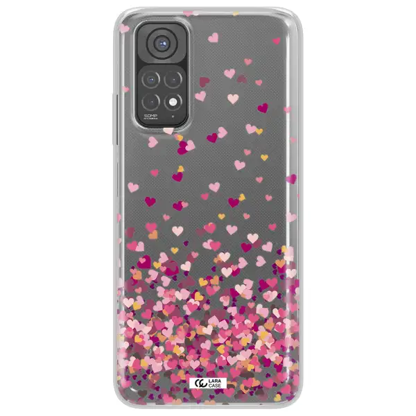 Flying Hearts Xiaomi Redmi Note 11 Clear TPU Case