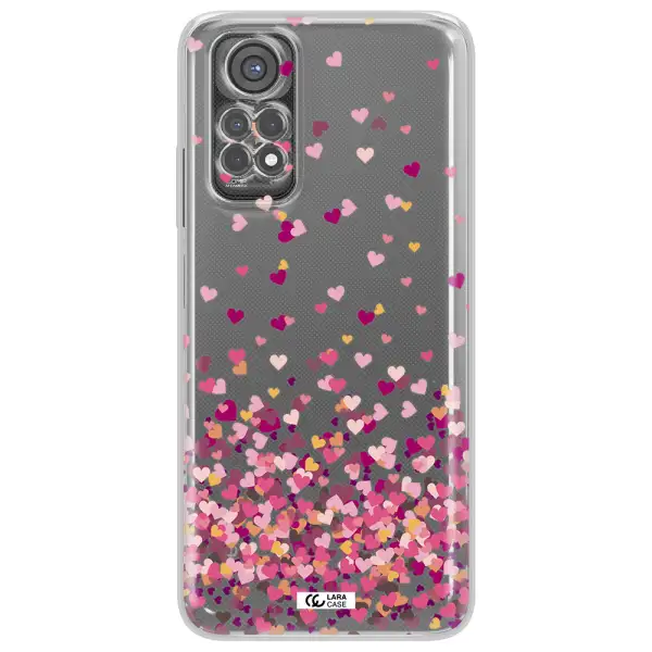 Flying Hearts Xiaomi Redmi Note 11S Clear Tpu Case