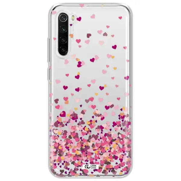 Flying Hearts Xiaomi Redmi Note 8T Clear Tpu Case