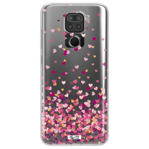 Flying Hearts Xiaomi Redmi Note 9 Clear TPU Case