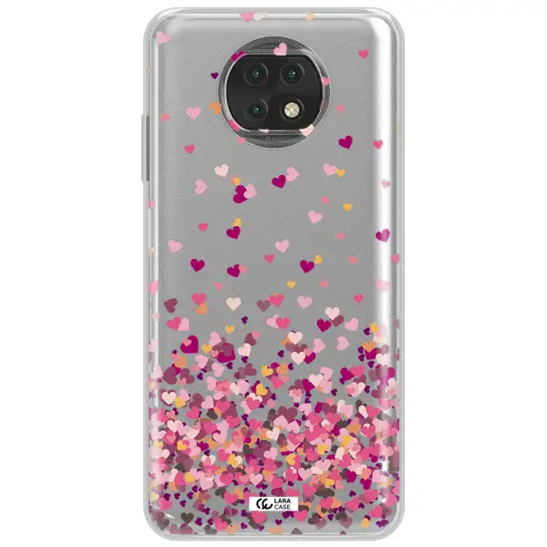 Flying Hearts Xiaomi Redmi Note 9T Clear Tpu Case