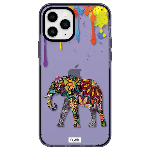 Mandala Elephant Apple iPhone 11 pro impact Lilac Case