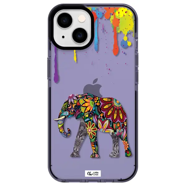 Mandala Elephant Apple iPhone 14 impact Lilac Case
