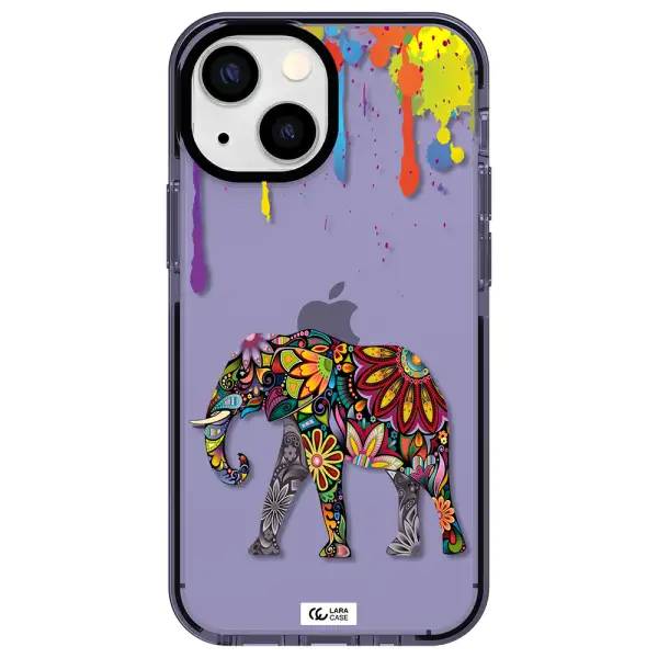Mandala Elephant Apple iPhone 15 impact Lilac Case