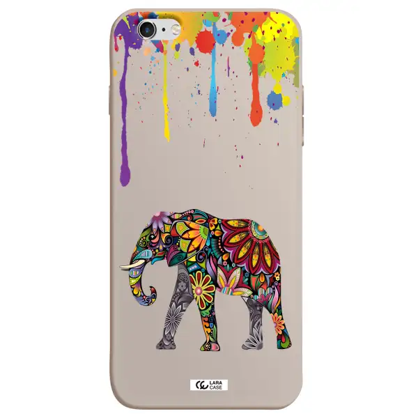 Mandala Elephant Apple iPhone 6S Silicone Stone Case