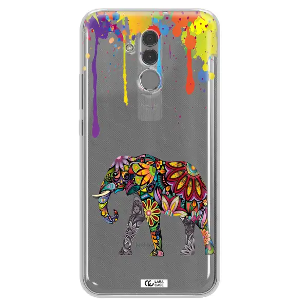 Mandala Elephant Huawei Mate 20 Lite Clear TPU Case
