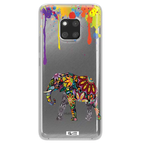 Mandala Elephant Huawei Mate 20 Pro Clear TPU Case