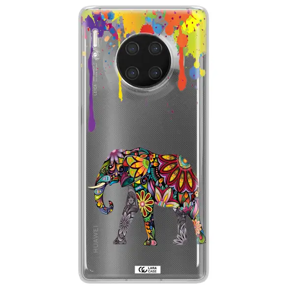 Mandala Elephant Huawei Mate 30 Pro Clear TPU Case