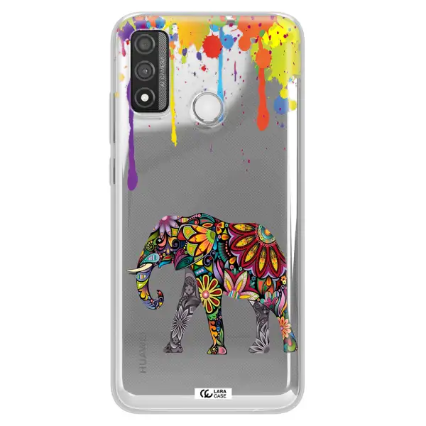 Mandala Elephant Huawei P Smart 2020 Clear TPU Case