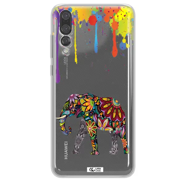 Mandala Elephant Huawei P20 Pro Clear TPU Case