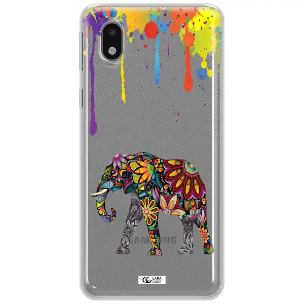 Mandala Elephant Samsung A01 Core Clear Tpu Case