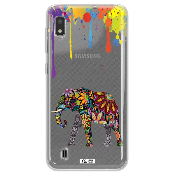 Mandala Elephant Samsung A10 Clear TPU Case