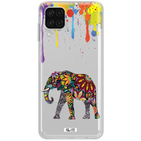 Mandala Elephant Samsung A12 4g Clear TPU Case