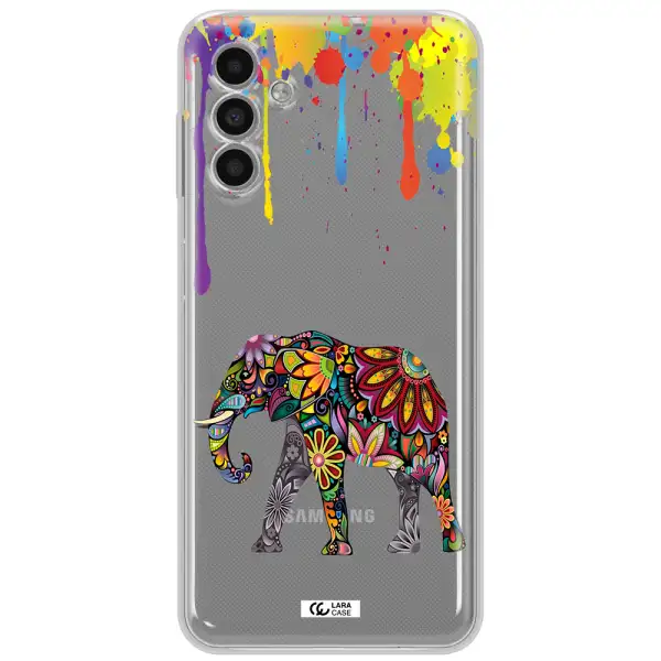 Mandala Elephant Samsung A13 5G Clear Tpu Case