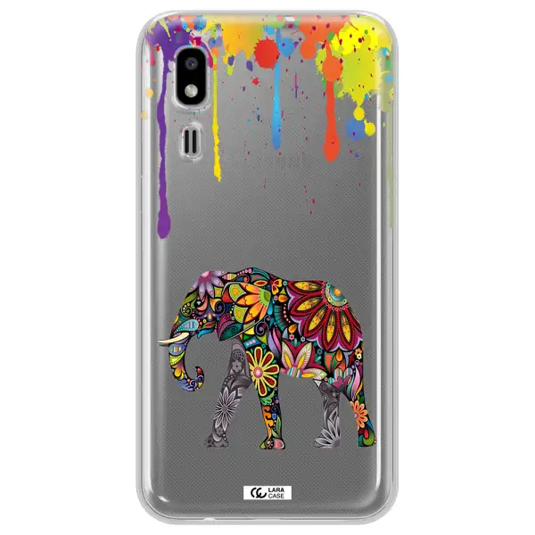 Mandala Elephant Samsung A2 Core Clear TPU Case