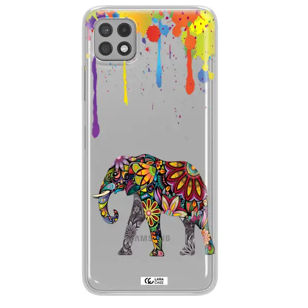 Mandala Elephant Samsung A22 5g Clear TPU Case