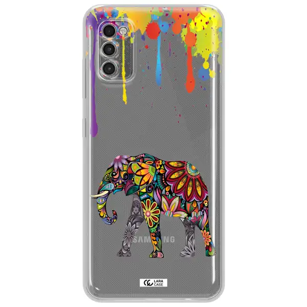 Mandala Elephant Samsung A41 Clear Tpu Case