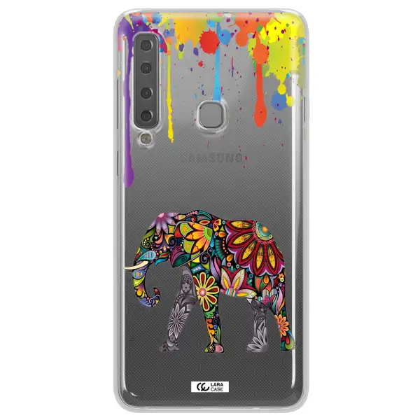 Mandala Elephant Samsung A9 2018 Clear TPU Case
