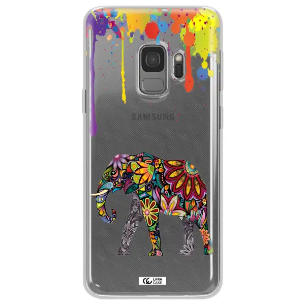 Mandala Elephant Samsung S9 Clear TPU Case