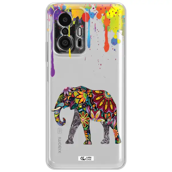 Mandala Elephant Xiaomi 11T Pro Clear Tpu Case