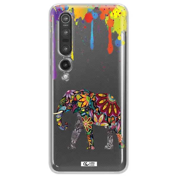 Mandala Elephant Xiaomi Mi 10 Pro Clear TPU Case