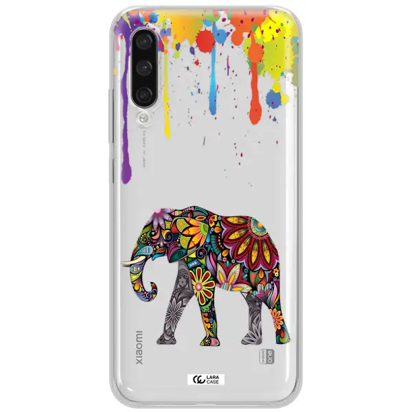 Mandala Elephant Xiaomi Mi A3 Clear Tpu Case