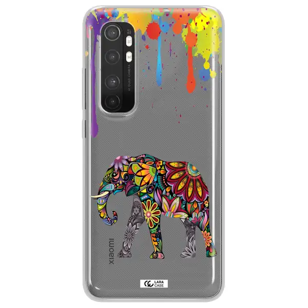 Mandala Elephant Xiaomi Mi Note 10 Lite Clear TPU Case