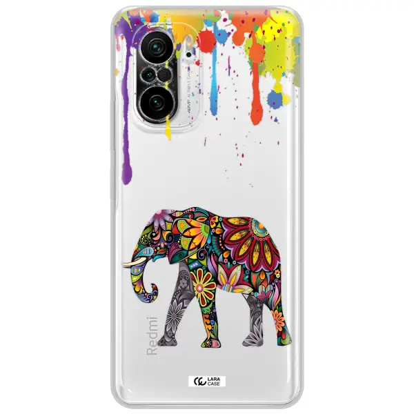 Mandala Elephant Xiaomi Poco F3 Clear Tpu Case