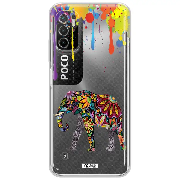 Mandala Elephant Xiaomi Poco M4 Pro 5G Clear Tpu Case