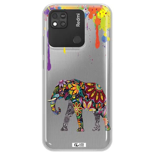 Mandala Elephant Xiaomi Redmi 10A Clear TPU Case