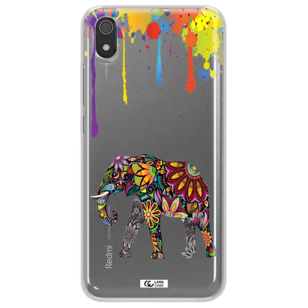 Mandala Elephant Xiaomi Redmi 7A Clear TPU Case