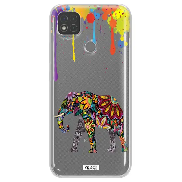 Mandala Elephant Xiaomi Redmi 9C Clear TPU Case