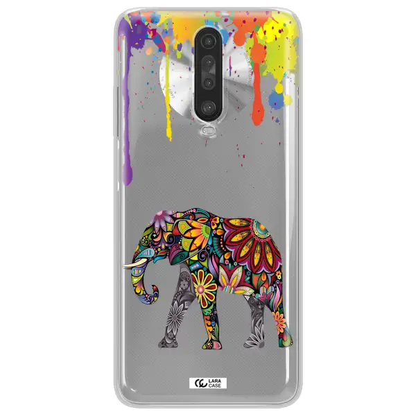 Mandala Elephant Xiaomi Redmi K30 Clear TPU Case
