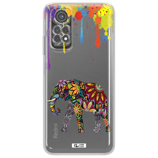 Mandala Elephant Xiaomi Redmi Note 11S Clear Tpu Case